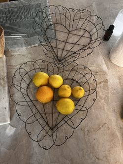 Heart Metal Baskets