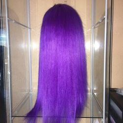 20 Inch Purple And Red Full Lace Wigs