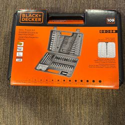 Black + Decker 109pc Drill Bit Set