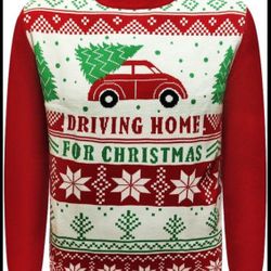 Men's Driving Home Christmas Sweater