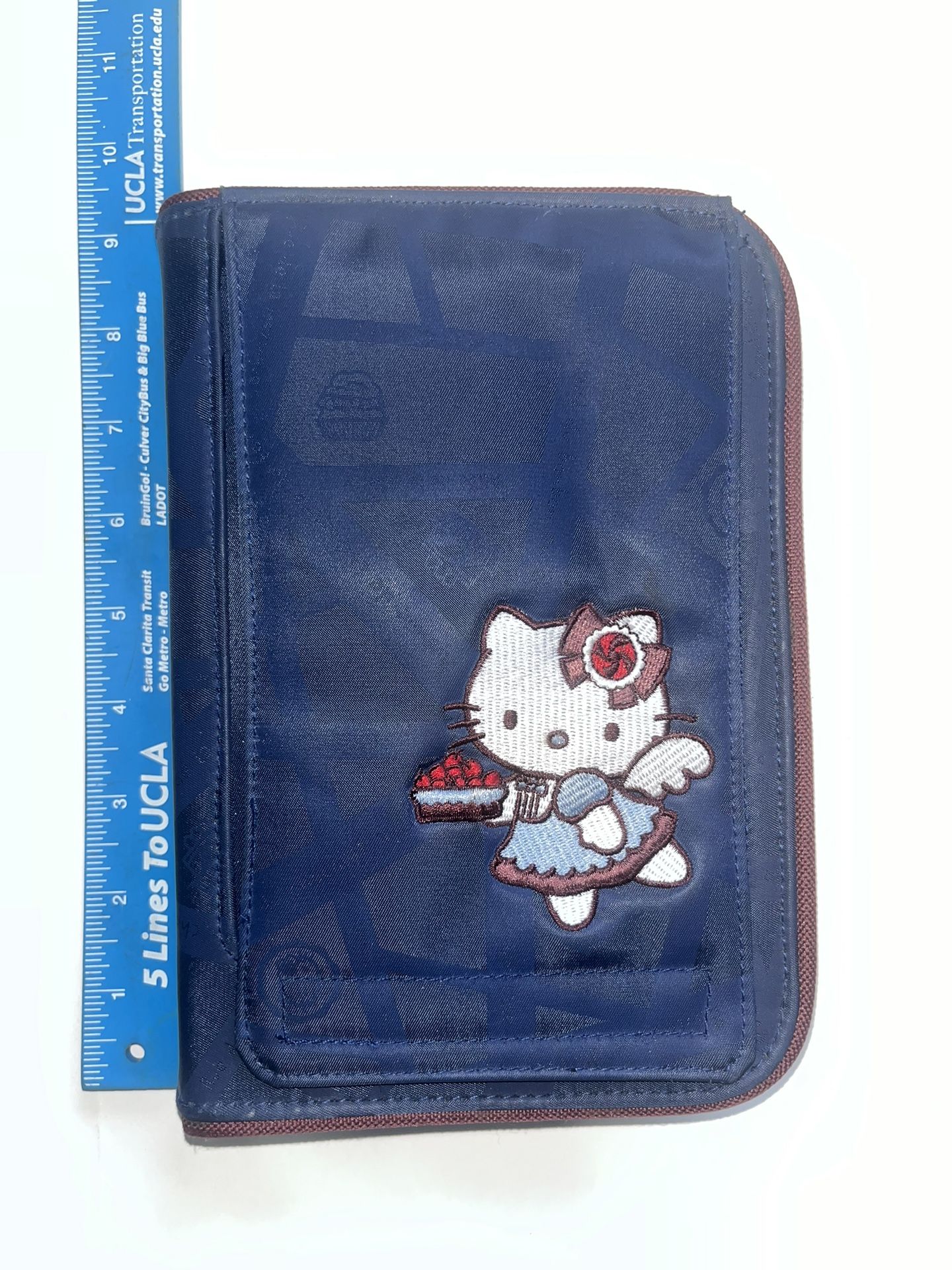Sanrio Blue Angel Hello Kitty French Planner Organizer rare collectible This vintage collectible planne