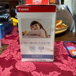 Canon Color Ink Paper Set KP-108IN 4X6 108 Sheets