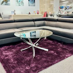 Blowout Furniture Sale💥Gorgeous Black L Shape Sofa Sectional Available 50% Off Now Only $999