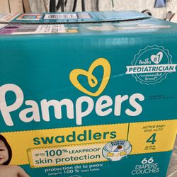 Pampers   SIZE   4      66     pañales