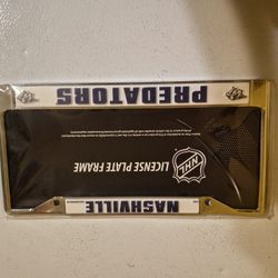 Predators License  Plate Cover