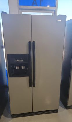 Whirlpool Side-by-Side Stainless Steel Refrigerator Fridge
