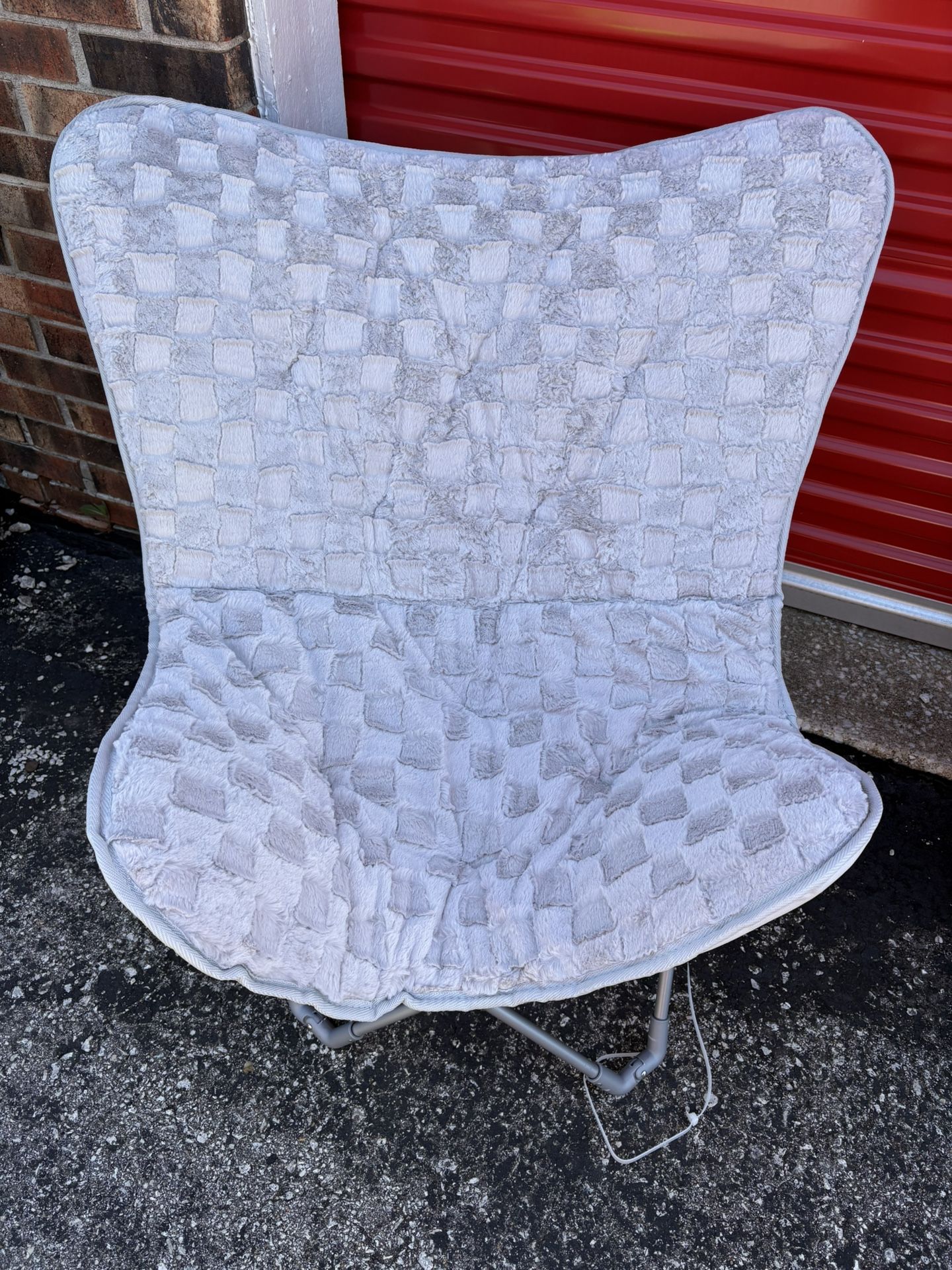Grey Butterfly Chair