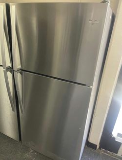 Whirlpool Top Mount Refrigerator Stainless Steel