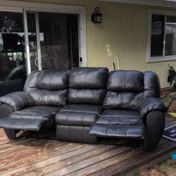 3 Seater & Double Reclining Couch.