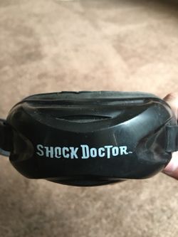 Shock Doctor Black Football Chinstrap