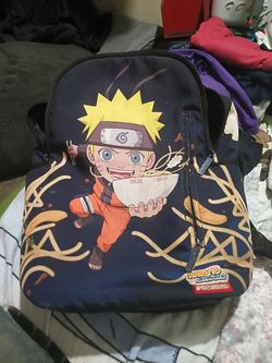 Spray ground limited edition Naruto Shippuden backpack.
