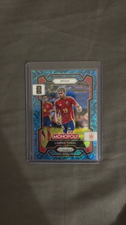 2026 Prizm Monopoly FIFA World Cup Lamine Yamal Four Corners Blue Wave Prizm