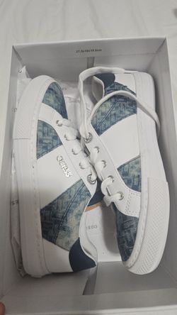 Guess Low-Top Sneakers White Denim
