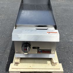 12” Flat-Top Griddle - Restaurant Equipment - Deep Fryer - Grill