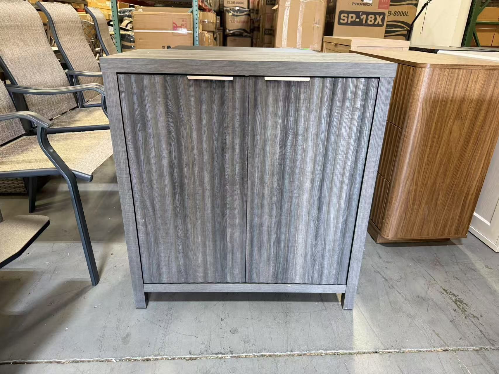 New Storage Cabinet Sideboard Buffet Cabinet with Adjustable Shelves, Kitchen Sideboard Cabinet