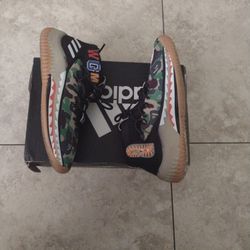 Adidas x Dame 4 Bathing Ape Camo 