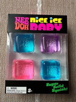 Authentic NeeDoh Nice Ice Baby 4-Pack 🧊 NEW IN BOX!