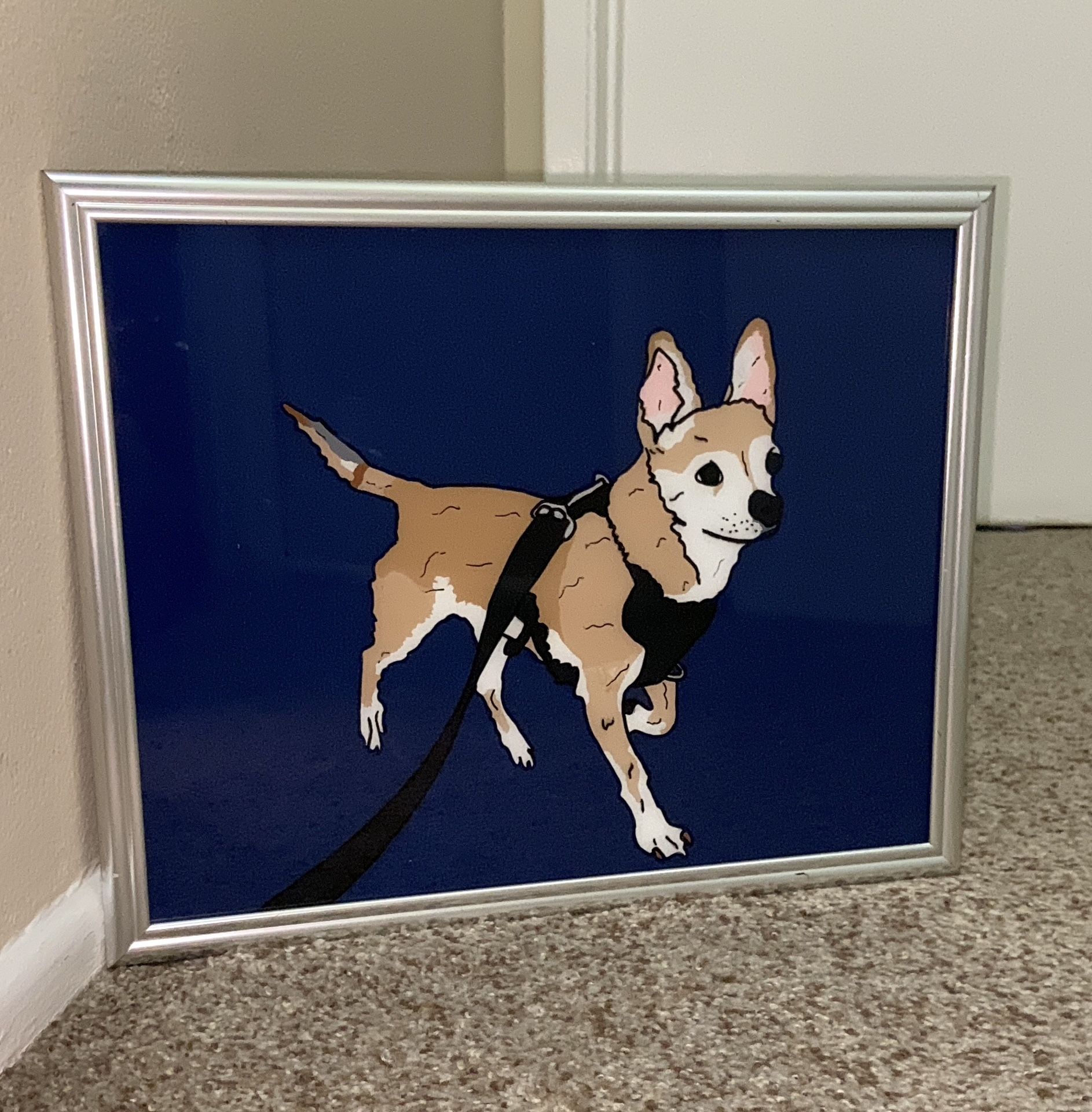 Glass Paintings Family, Friends, Pets, Anime & Cartoon Portraits Available LOCATED IN COVINA