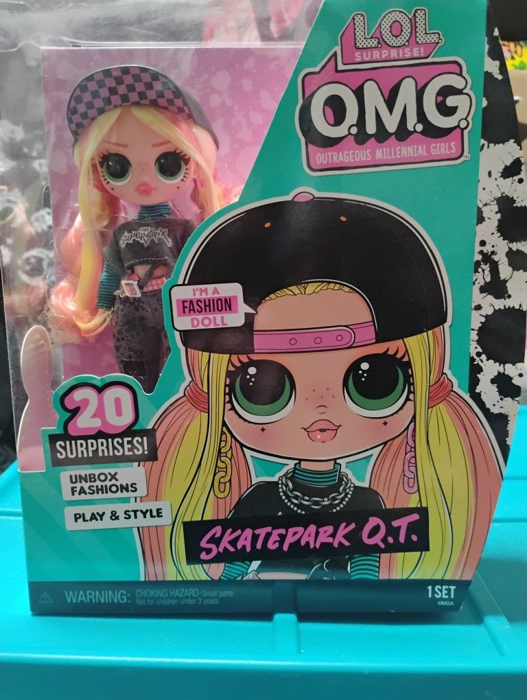 LOL OMG Skatepark QT Doll New in Box Unopened