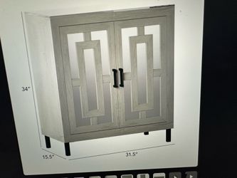 Modern Bar Cabinet – Like New – $65 OBO