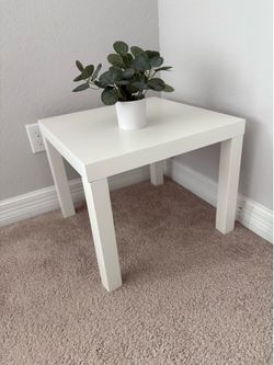White side table