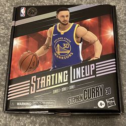 Golden State Warriors Stephen Curry Starting Lineup 6” Action Figure-NIOP