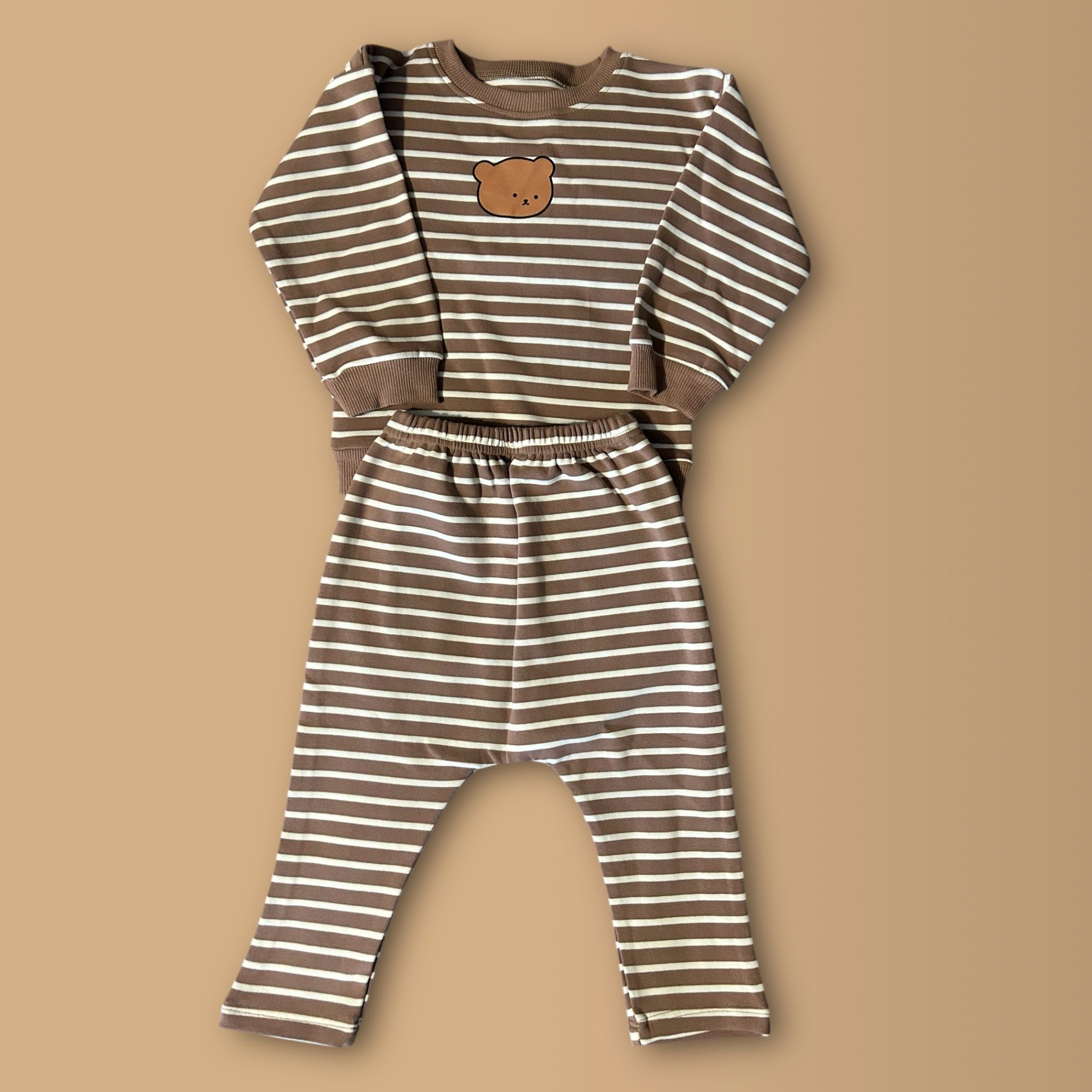 Baby Clothes Set – Brown Bear Jacket & Pants – Infant/Toddler Outfit