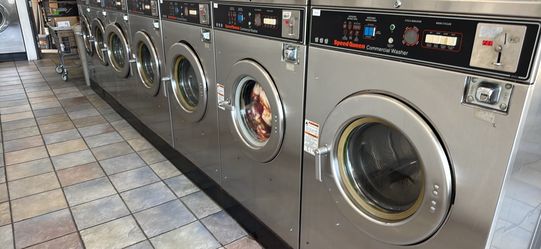 Commercial coin operated washers