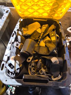 Box of vw seat belts