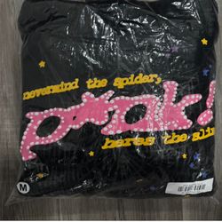 Pink and Black spider hoodie