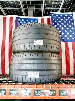 🎁 2 USED TIRES 295/30ZR20 PIRELLI P ZERO (PZ4)  Max Performance Summer Tires 295/30ZR20