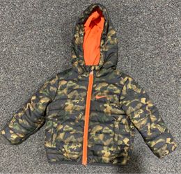 Nike boys 12 month hooded camouflage puffer winter jacket coat