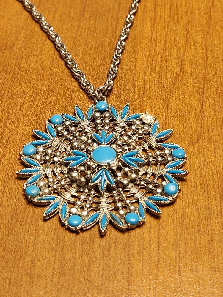 Zuni Style Turquoise Necklace 