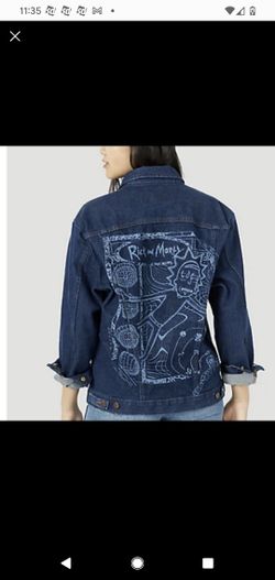 Gender Neutral Rick & Morty Jacket Wrangler Medium And Large 