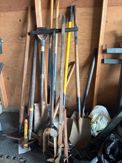 Lot of Garden and Digging Tools