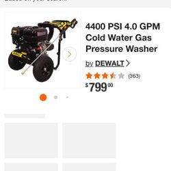 Dewalt 4400 Psi
