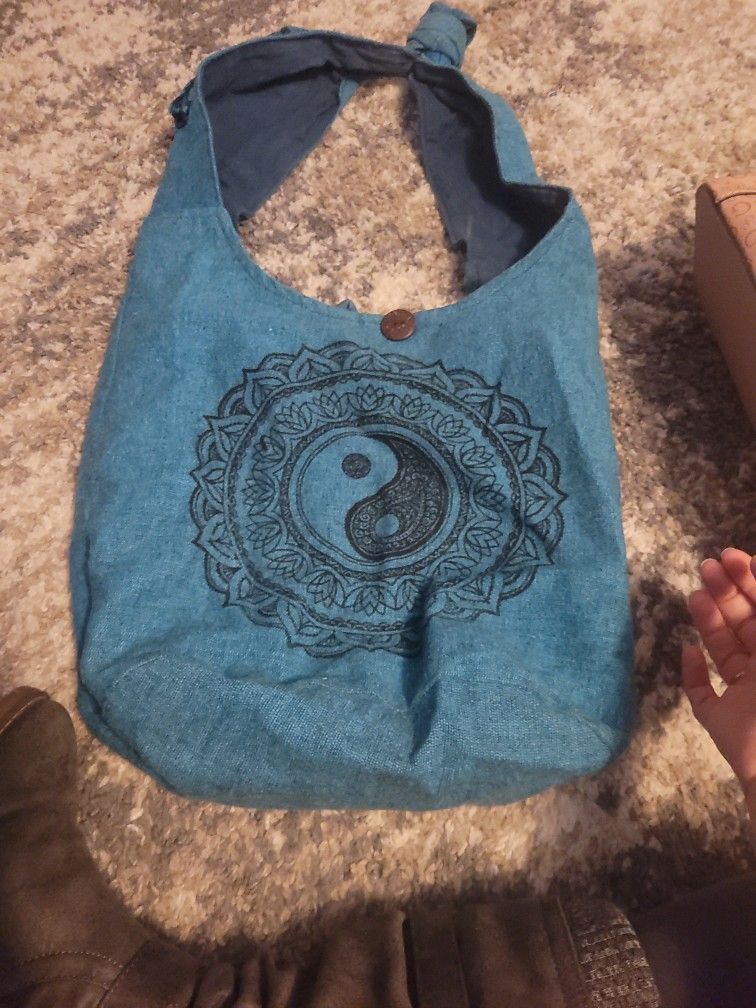 Blue Hobo Bag