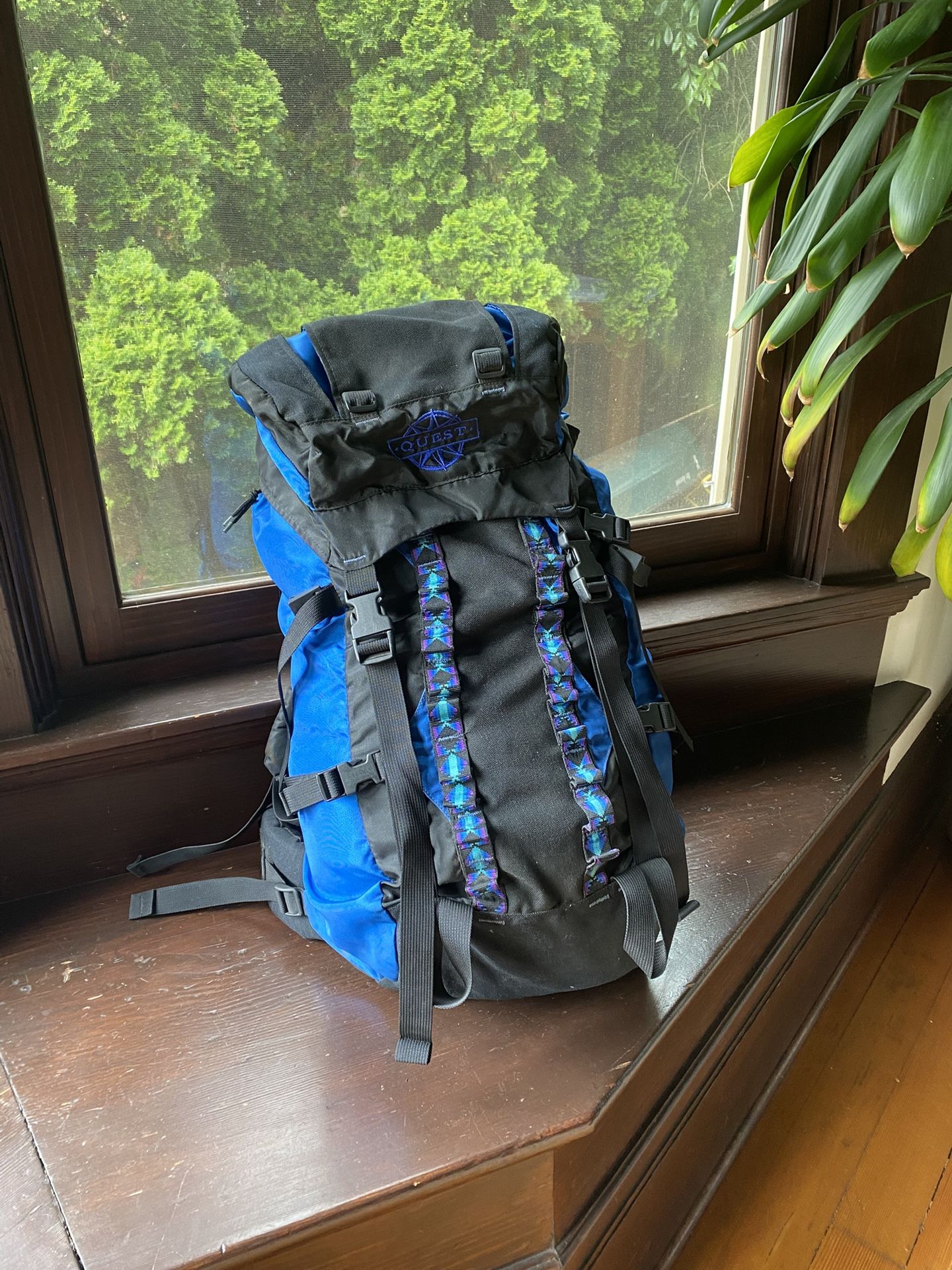 Rad Vintage 90s Backpacking Backpack by Quest