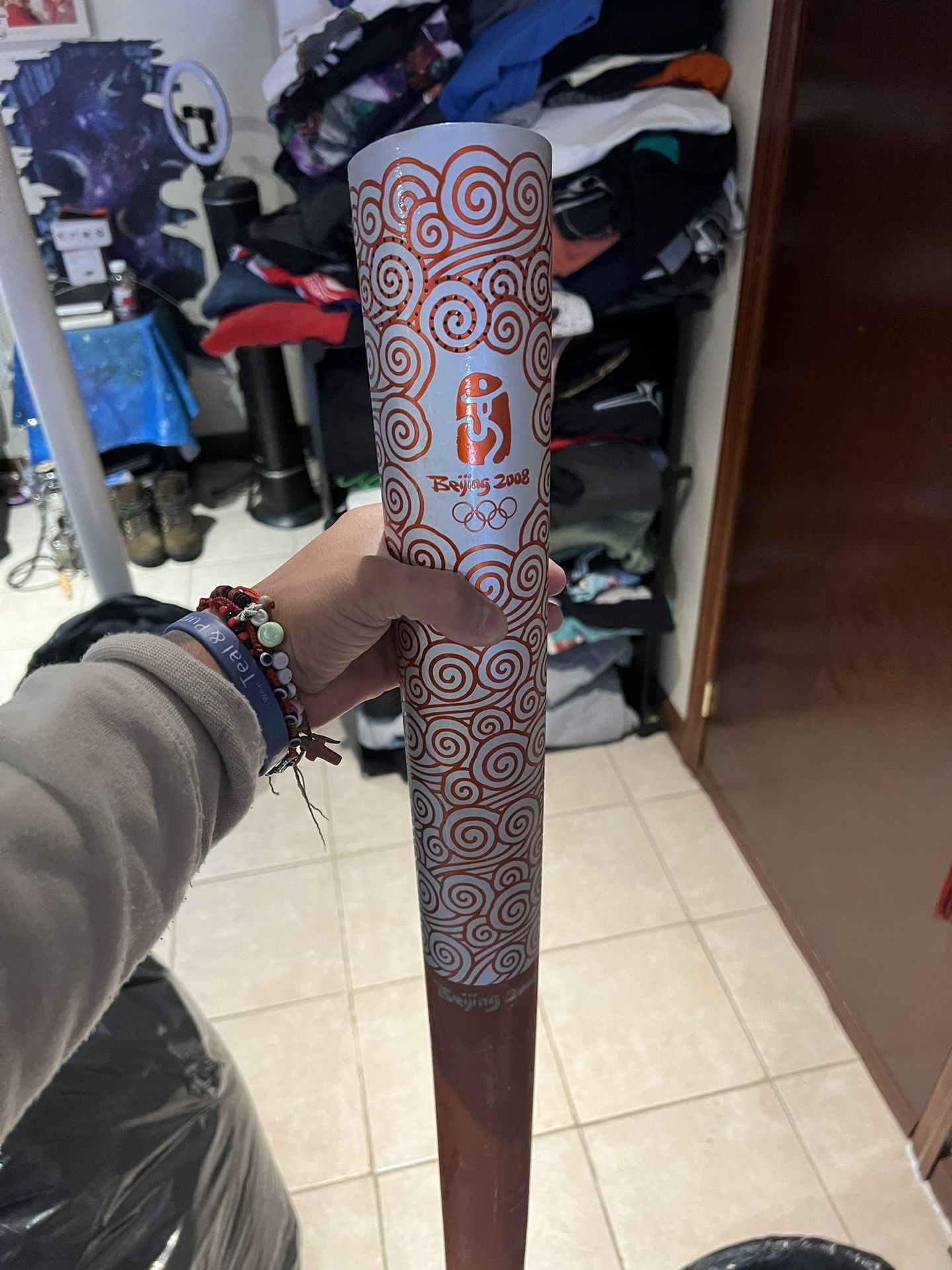 2008 Beijing Olympic Torch Memorabilia For $700