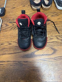 Jordan Jumpman Toddler Sneakers Black Red White 909418-001 Toddler Sz 9C-001