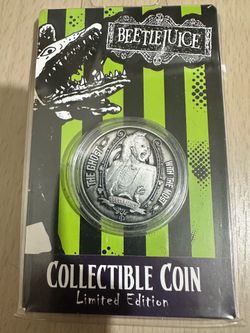 Beetlejuice Collectible Coin Limited Edition Individually Numbered