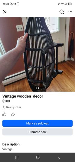 Vintage wooden boat