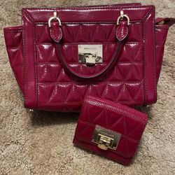 Red Michael Kors Purse