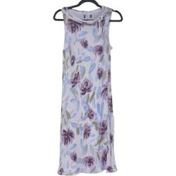 Vintage Lavender Floral Dress - S