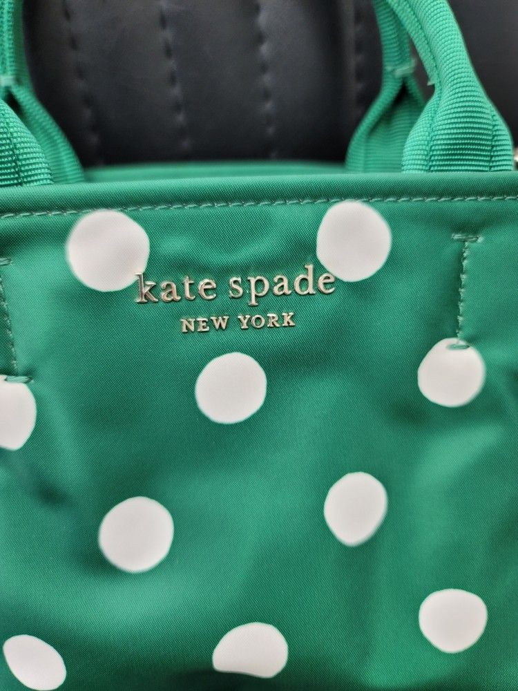 Green Polka Dot KATE SPADE bag