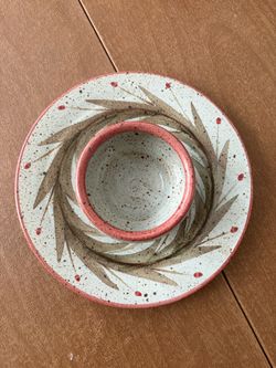 Ceramic Chip and Dip Serving Set