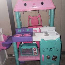 Kids Play Kitchen and Baby Doll Set