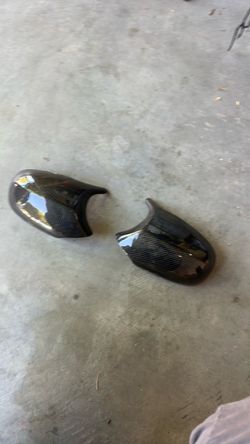 Carbon fiber mirror caps e92