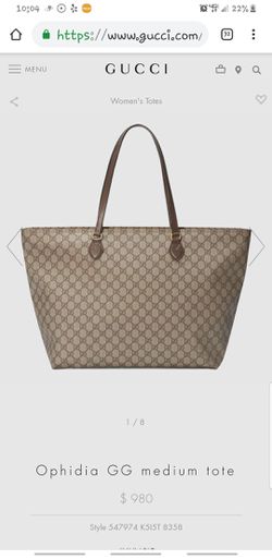 Gucci ophidia gg tote authentic
