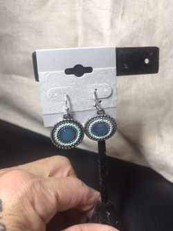 Silver earrings